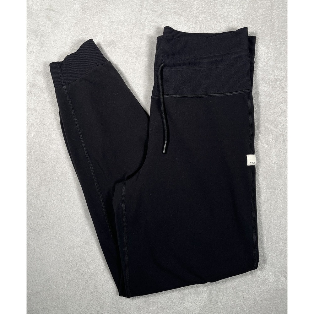 Vuori Womens Daily Jogger Pants Black Small Breathe Interlock High Rise VW418